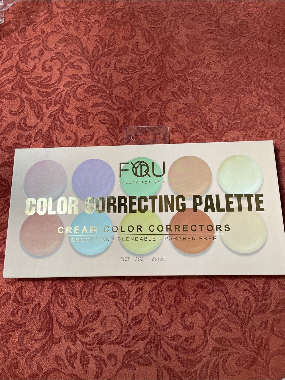 Color, correcting pallet for your face